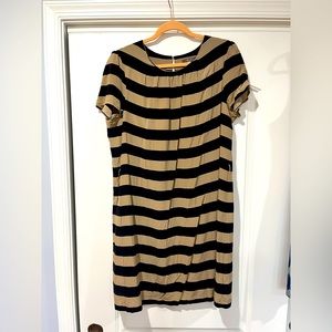 Silk striped dress